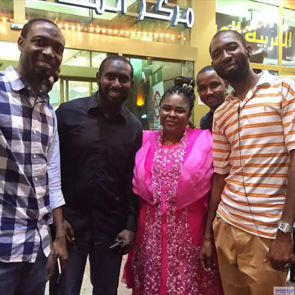 Photo: Patience Jonathan Spotted With Some Nigerians In Dubai